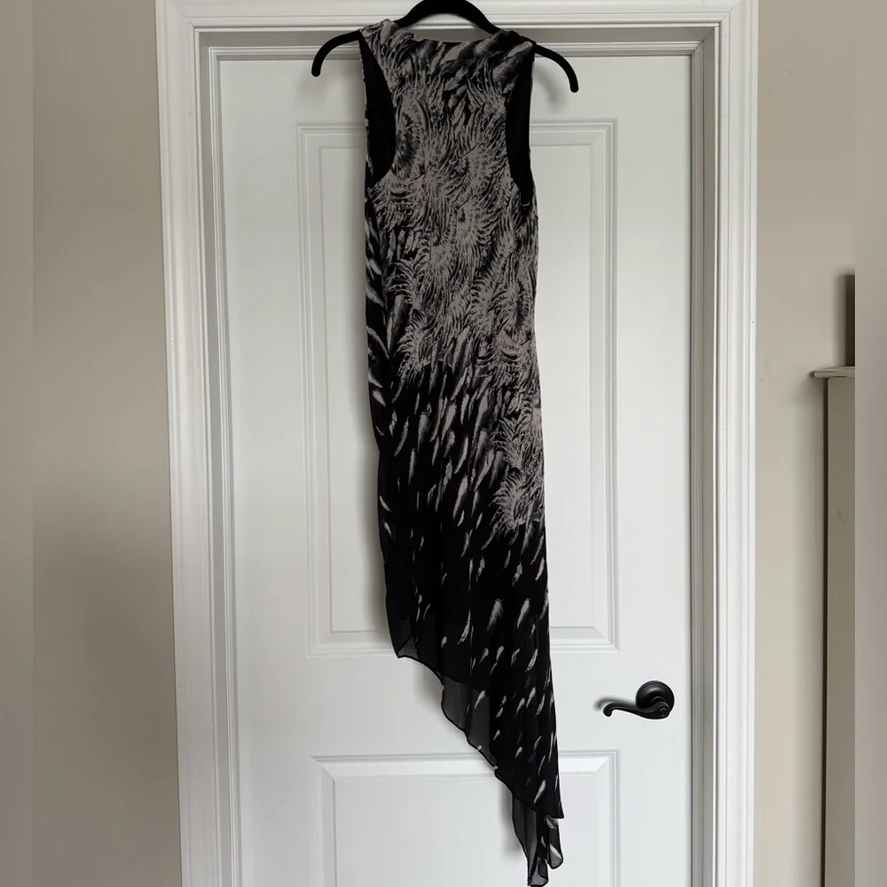 Haute Hippie Assymetric Hem 100% Silk Dress | S - Picture 3 of 8